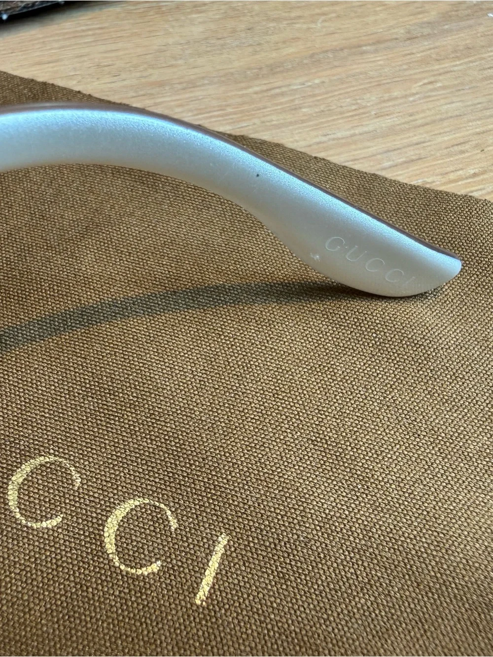Gucci Women's Translucent Light Gray Round Sunglasses - Gucci